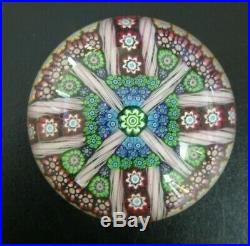 Exquisite Vintage Perthshire Paperweight, P1996, Milliflori &Canes, Great Colors