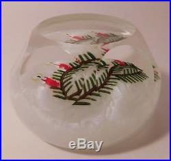 FABULOUS & Vintage Perthshire 1999 Christmas Motif Paperweight Limited Edition