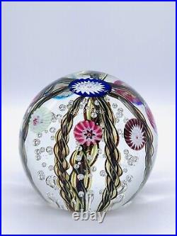 Fratelli Toso Crown Murano paperweight