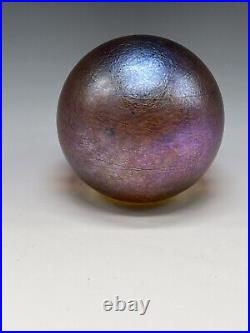 Glass Eye Studio GES #1821/2000 Solar System Art Glass Paperweight Planet