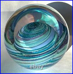 Glass Eye Studio Ges Celestial Series Paperweight Uranus