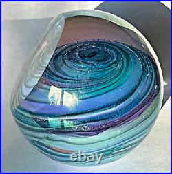 Glass Eye Studio Ges Celestial Series Paperweight Uranus