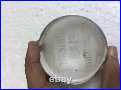 Glass Paper Weight Orient Fire Insurance Company Rare India Old Vintage