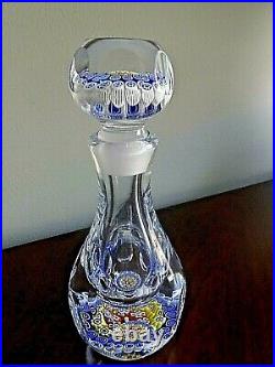 HTF PETER MCDOUGALL Faceted Millefiori PERFUME SCENT BOTTLE PMD Cane