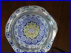 HTF PETER MCDOUGALL Faceted Millefiori PERFUME SCENT BOTTLE PMD Cane