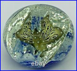 Joe St Clair faceted glass paperweight