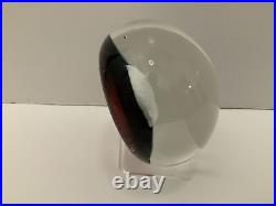 KB Bros. Murano Clichy Replica Sulphide Magnum Glass Paperweight Napoleon