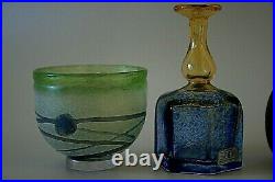 Kosta Boda Bertil Vallien Collection Of Three Vases And Paperweight