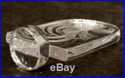 LALIQUE Vintage NUDE Naiade WATER SEA NYMPH Art Glass PAPERWEIGHT Stamp Figurine