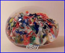 LOVELY Antique AMERICAN END OF DAY SCRAMBLE Art Glass Paperweight (Circa 1890)