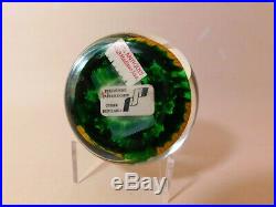 LOVELY & SCARCE Perthshire PP68 with PHEASANT Center Art Cane Glass Paperweight