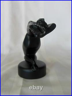 Lalique Chrysis Black Nude Paperweight #1180910 Brand Nib Lady Signed Save$ F/sh
