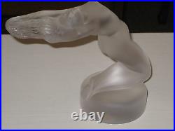 Lalique France Chrysis Statue, Paperweight, Hood Ornament