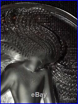 Lalique Vintage Sirene Naiade NUDE WATER SEA NYMPH Seal Glass Cachet Figurine