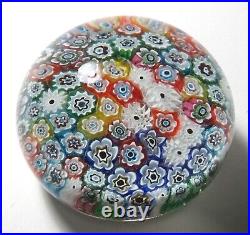 Magnum Murano Closepacked Millefiori Paperweight probably by Ferro & Lazzarini