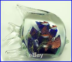 Massive Murano Glass Fish Paperweight Heavy Almost 3 Pound Italian Vintage Large