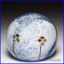 Mike Hunter 2006 dafties balloon faces encased surface design mini paperweight
