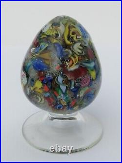 Millefiori Fornasa De Mvran A L'Insecna Del Moreto Italy Art Glass Paperweight