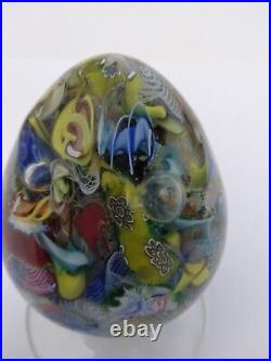 Millefiori Fornasa De Mvran A L'Insecna Del Moreto Italy Art Glass Paperweight