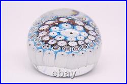 Millefiori Paperweight BAROVIER TOSO, Murano Italy with Label Vintage