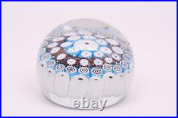 Millefiori Paperweight BAROVIER TOSO, Murano Italy with Label Vintage