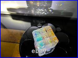 NASA Uranium Crystal Dichroic Art Glass Cube Minecraft Storms Fidget 3d rubik