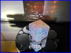 NASA Uranium Crystal Dichroic Art Glass Cube Minecraft Storms Fidget 3d rubik