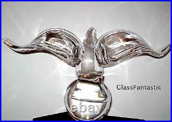 NEW in BOX STEUBEN glass Original EAGLE GLOBE American liberty paperweight art