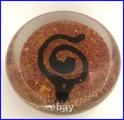 Naruto Large Hand Blown glass paperweight Controlled Bubbles WOW