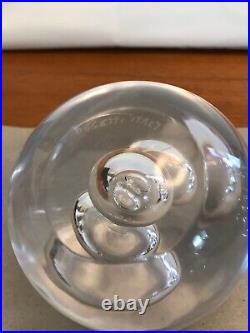 Oggetti Italy Large 4 Inch Murano Glass Bubble Art Paperweights Set Of 3