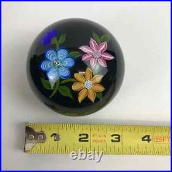 Perthshire Bouquet 1978D Annual Collection Lampwork Flowers Paperweight Signed