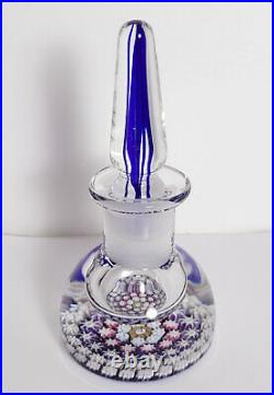 Perthshire Millefiori Glass Perfume Bottle Paperweight