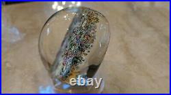 Perthshire PP19 1979 Scrambled End of Day Paperweight LE EC Clear Base