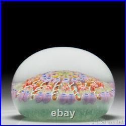 Perthshire Paperweights patterned millefiori and twists glass paperweight
