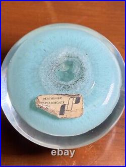 Perthshire art glass paperweights? Pastel, blue patterned twist, millefiori
