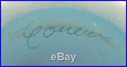 Phenomenal CORREIA Vintage DOLPHIN Ocean AQUARIUM Frosted Art Glass PAPERWEIGHT