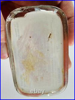 RARE vintage Quinine Cocaine Advertising GLass Paperweight oddity