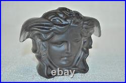 ROSENTHAL Versace Medusa Paperweight Black Dark Amethyst NIB