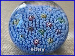 Rare Antique Baccarat Millefiori Paperweight Marked 1973 in Great Used Condition
