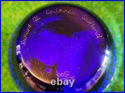 Rare Caithness Scotland Sulfide Richard III Limited Edition Paperweight 45/500