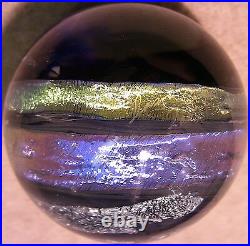 Rare and signed JASON COMPAGNI Huge Dichroic Vortex Marble = 2 3/8 diameter