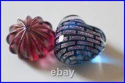 Robert Held vintage art glass paperweights lot from prominent estate