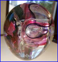 Robert W Stephan Vintage Dichroic Paperweight Large Perfect Condition