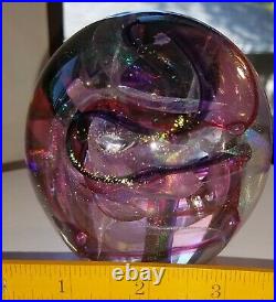 Robert W Stephan Vintage Dichroic Paperweight Large Perfect Condition