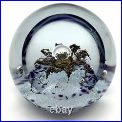 Selkirk Art Glass Scotland Sovereign Signed Numbered 99/500 Vtg 80's Paperweight