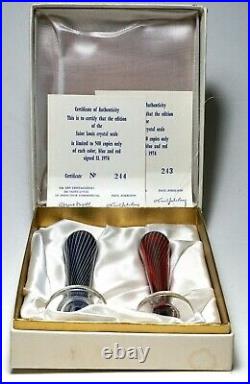 Set of St. Louis Paperweight Style Letter Seals Limited Edition with Original Box