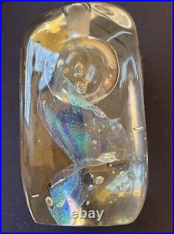 Sherburne Slack 1997 Signed Art Glass Paperweight