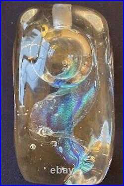 Sherburne Slack 1997 Signed Art Glass Paperweight