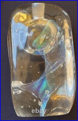 Sherburne Slack 1997 Signed Art Glass Paperweight