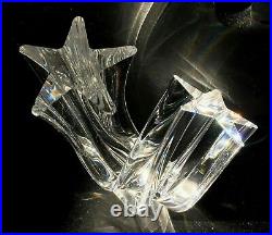 Signed Steuben Crystal Art Glass Shooting Stars Stream Galaxy Paperweight # 8567